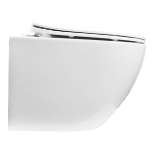 Унитаз подвесной Azario Grado AZ-0046 безободковый с быстросъемным сидением микролифт